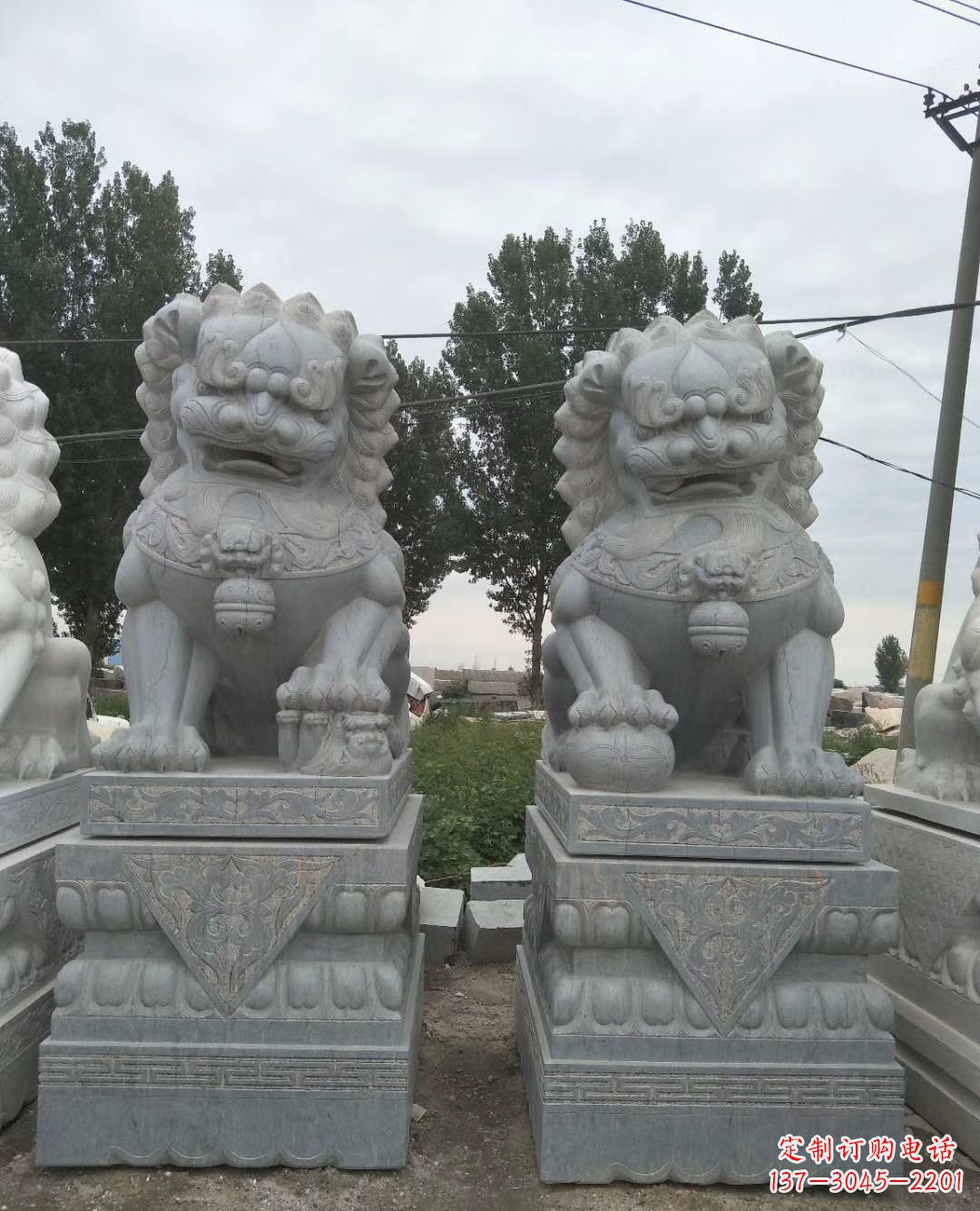 内江青石狮子象征力量的传统精灵