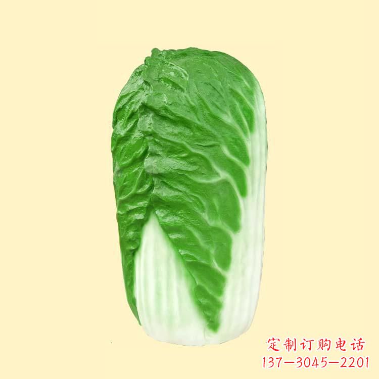 内江玻璃钢大白菜雕塑