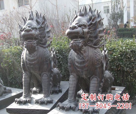 内江霸气的铜狮子