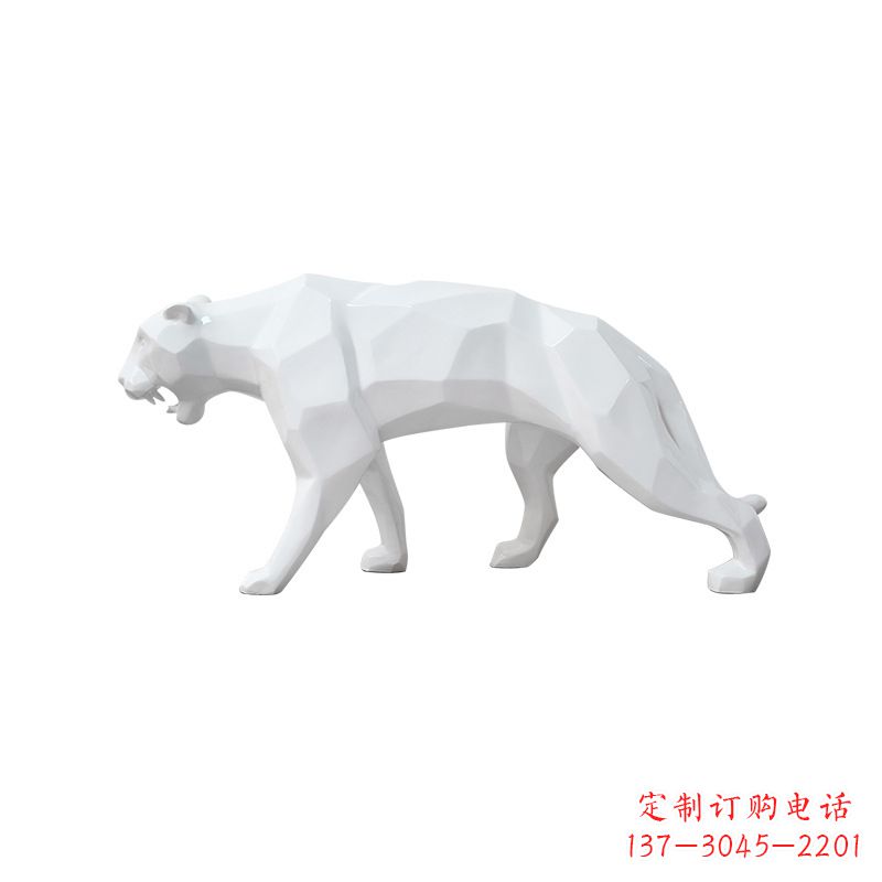 内江玻璃钢豹雕塑