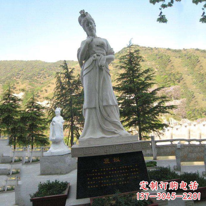 内江传承中国古代美女——褒姒雕像