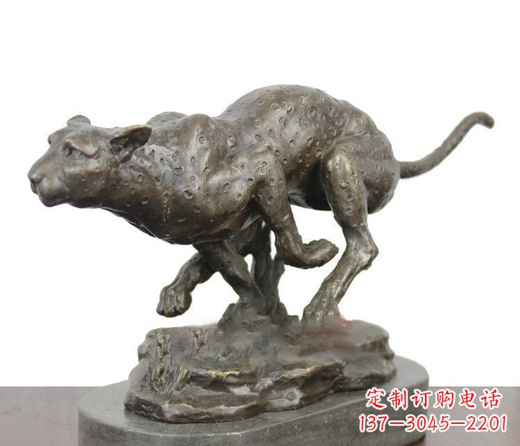 内江豹之美——铜雕艺术