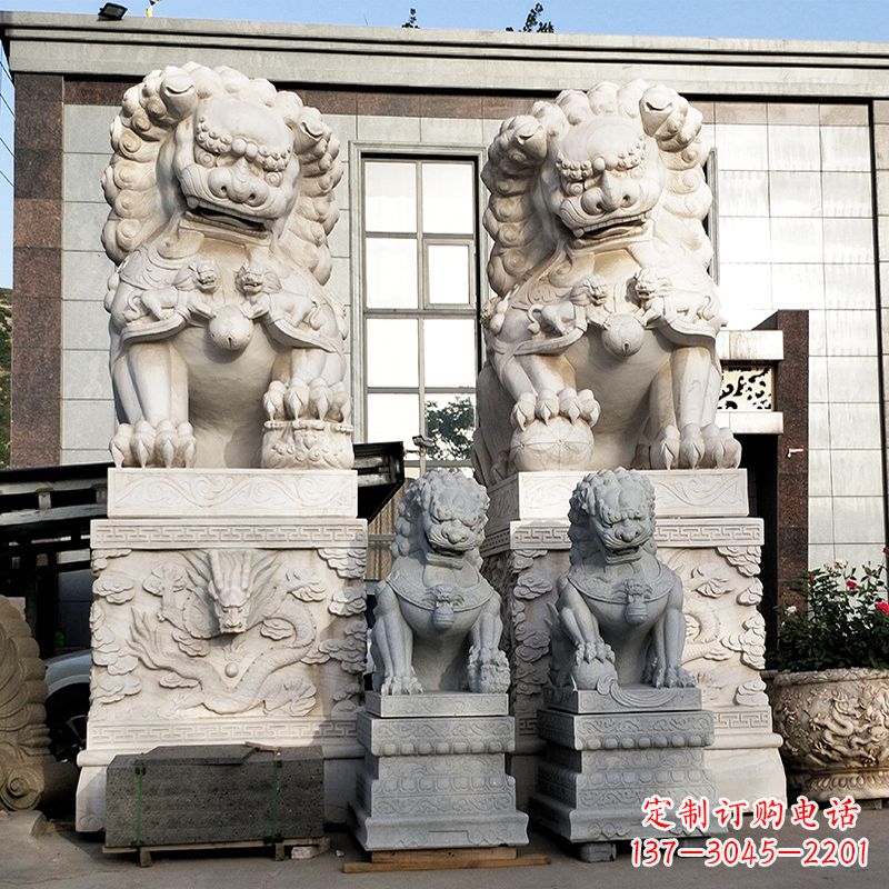 内江石狮子雕塑——守护家园的看门神