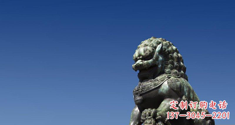 内江北京青铜狮子雕塑 (2)