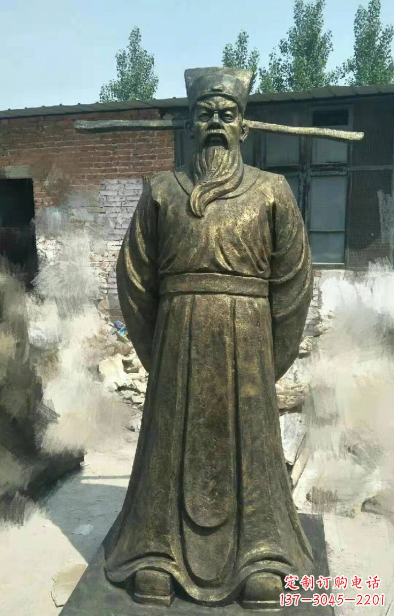 内江北宋名臣包拯铜雕