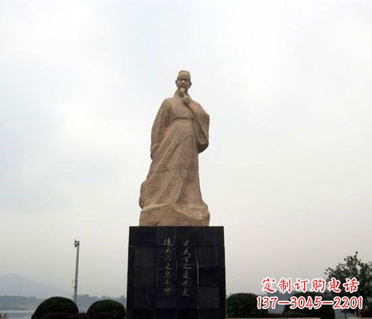 内江北宋政治家范仲淹石雕