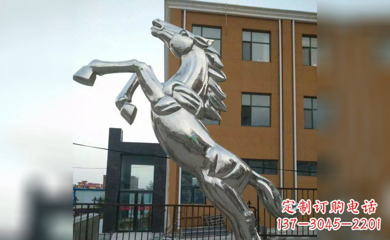 内江奔马不锈钢雕塑