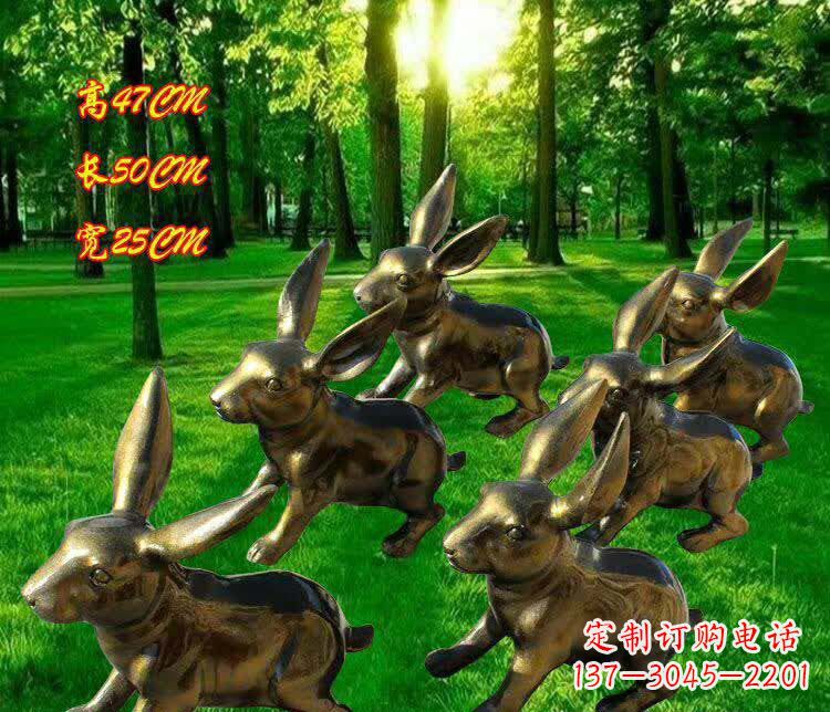内江兔子雕塑——激情活力的象征