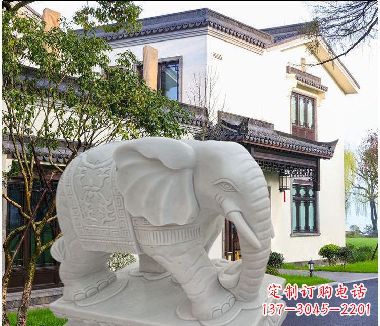 内江大象汉白玉雕塑