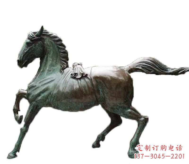 内江别墅动物飞马铜雕摆件