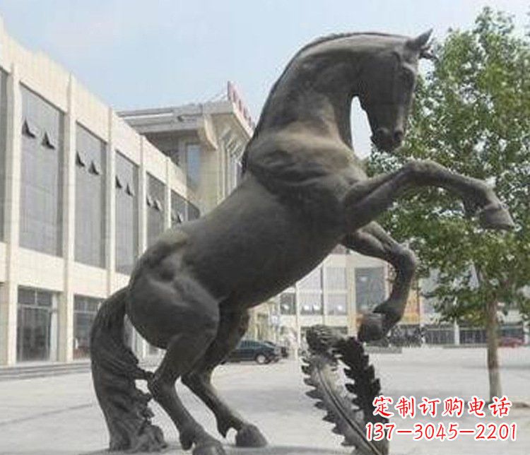 内江别墅景观动物马铜雕塑 (4)