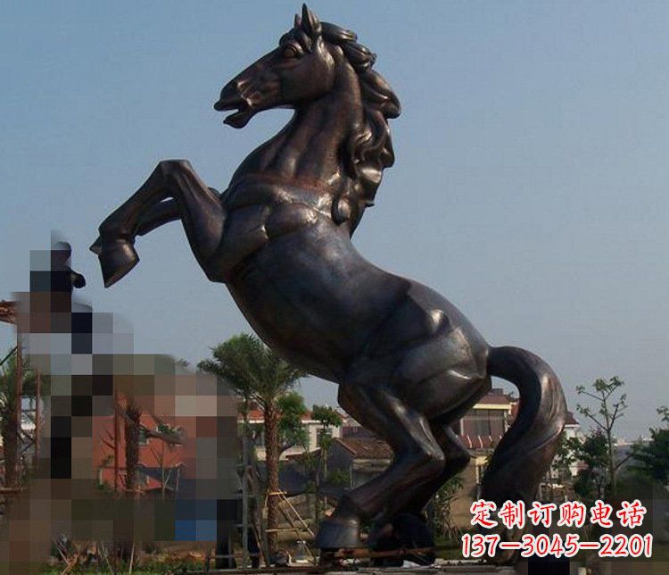 内江别墅景观动物马铜雕塑