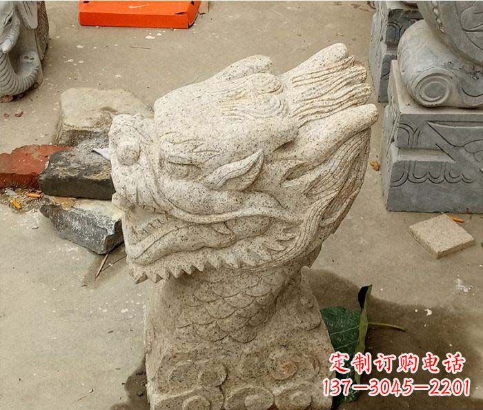 内江别墅景观龙头喷泉石雕