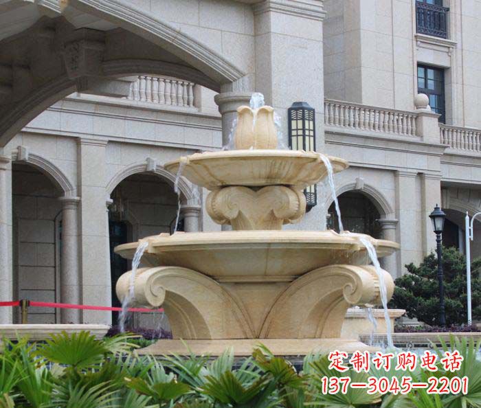 内江别墅景观欧式喷泉石雕_1