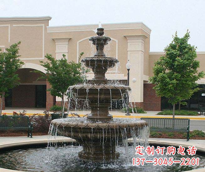 内江梦幻之舞多层喷泉雕塑