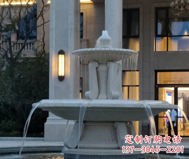 内江别墅景观小区喷泉石雕