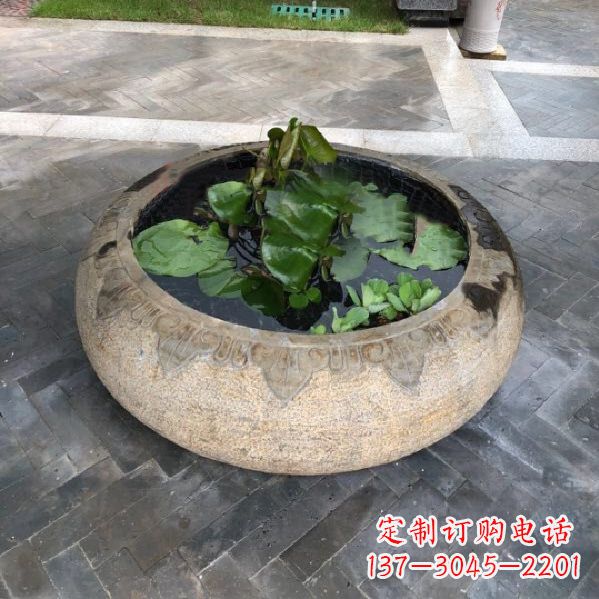 内江经典古典仿古石雕鱼缸