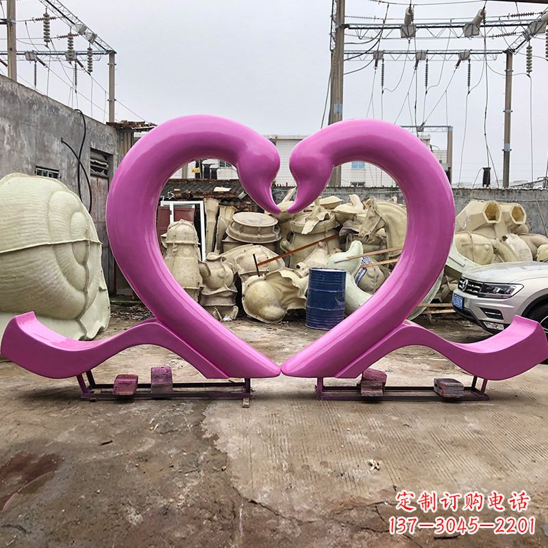 内江玻璃钢天鹅雕塑
