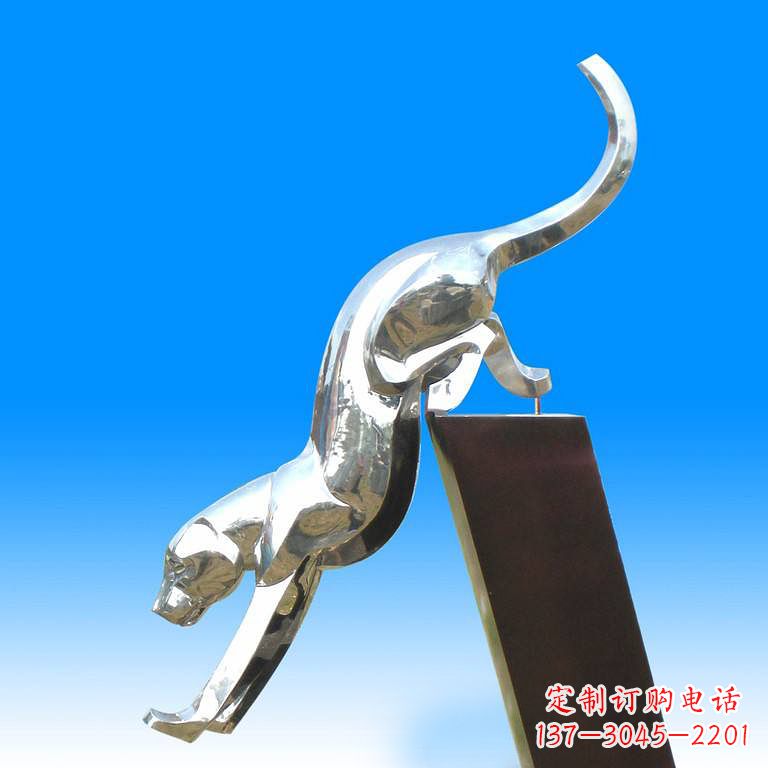 内江豹玻璃——玻璃钢豹子雕塑