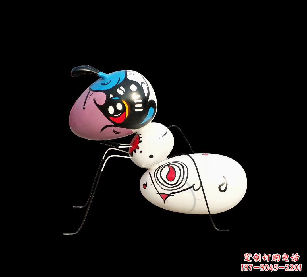 内江精美玻璃钢蚂蚁雕塑