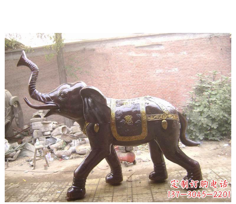 内江玻璃钢大象雕塑