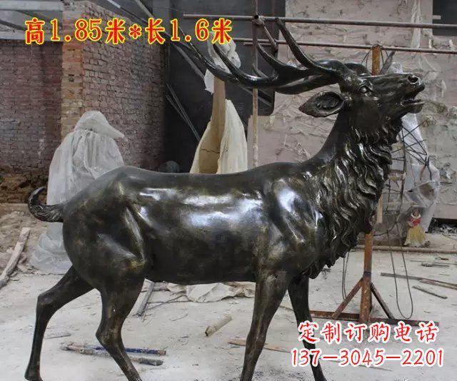 内江玻璃钢仿铜动物雕塑精美绝伦
