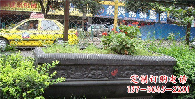 内江玻璃钢仿铜花盆雕塑精美工艺结合现代科技