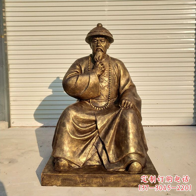 内江林则徐——玻璃钢仿铜雕像