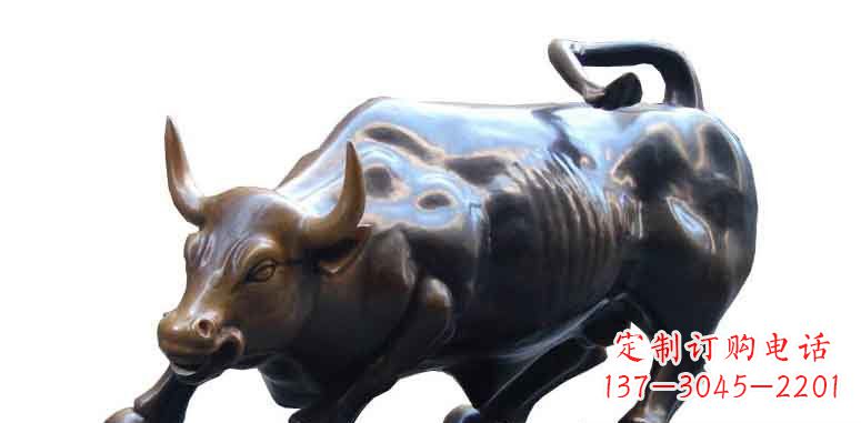 内江玻璃钢仿铜牛公园动物雕塑雕刻艺术的精美绝伦
