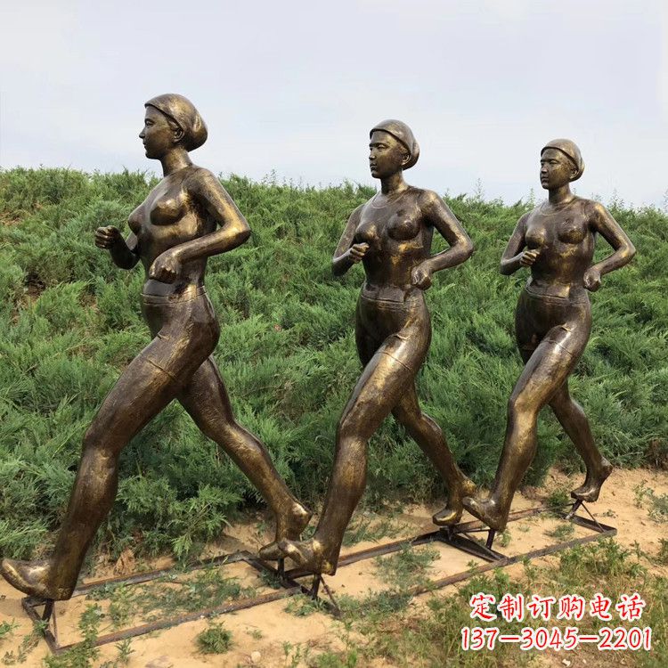 内江玻璃钢仿铜女人雕塑精致细腻的艺术品