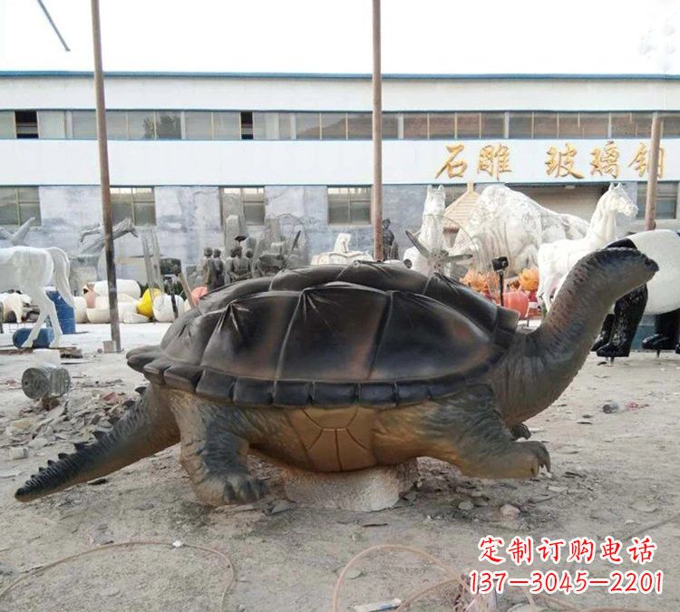 内江玻璃钢乌龟雕塑——精致美丽的艺术品