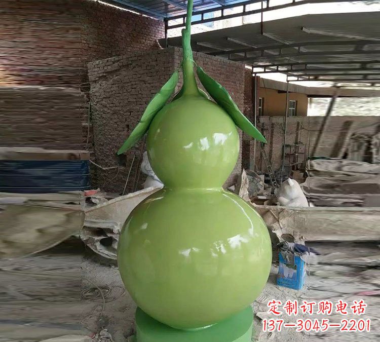 内江玻璃钢葫芦雕塑——艺术中的精美之作