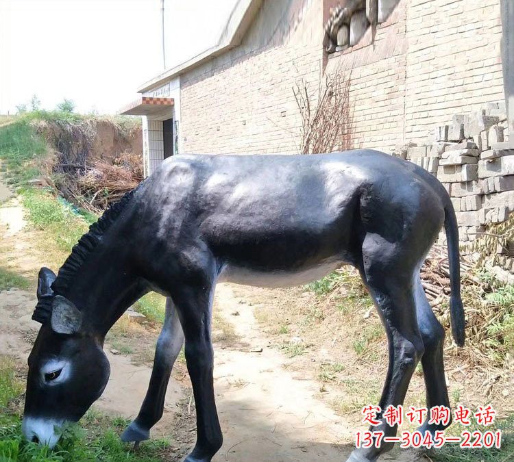 内江玻璃钢雕刻毛驴,传承传统文化