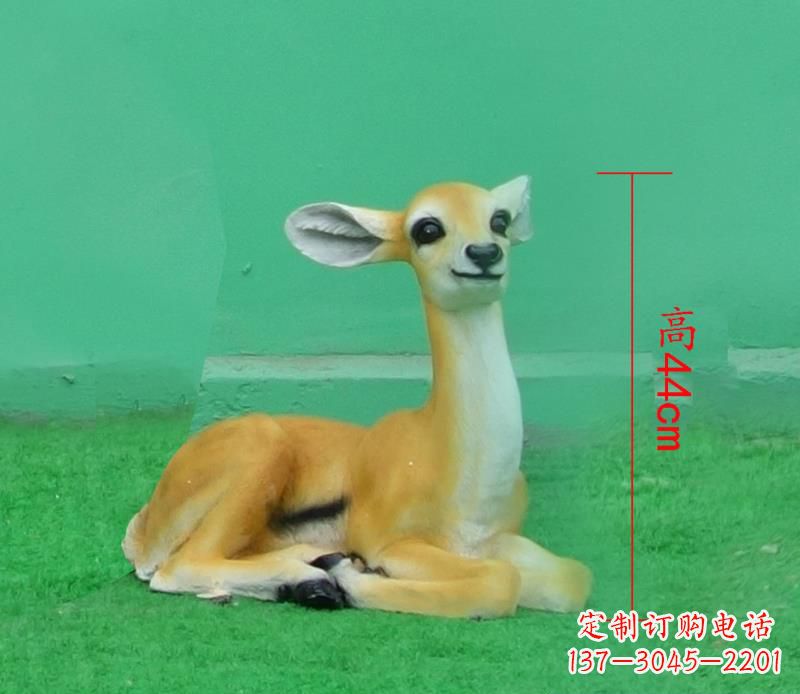 内江玻璃钢制作的羚羊雕塑