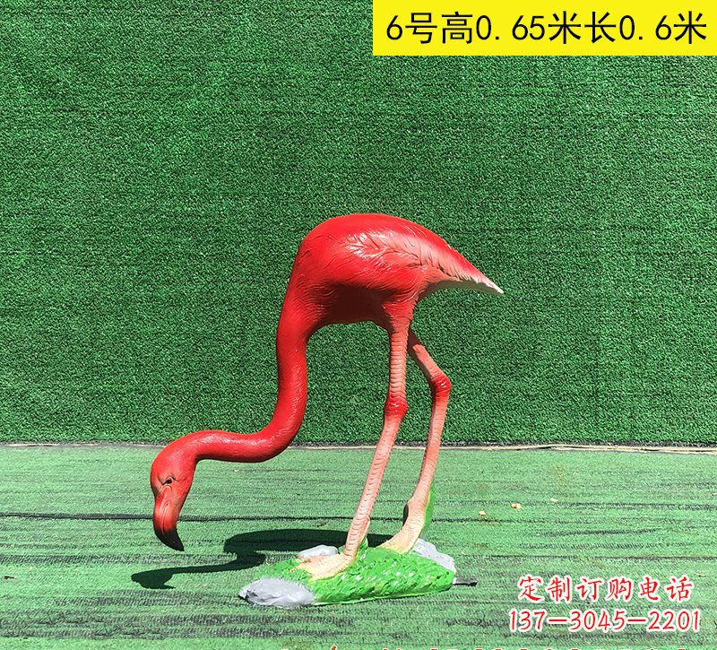 内江精美玻璃钢火烈鸟雕塑