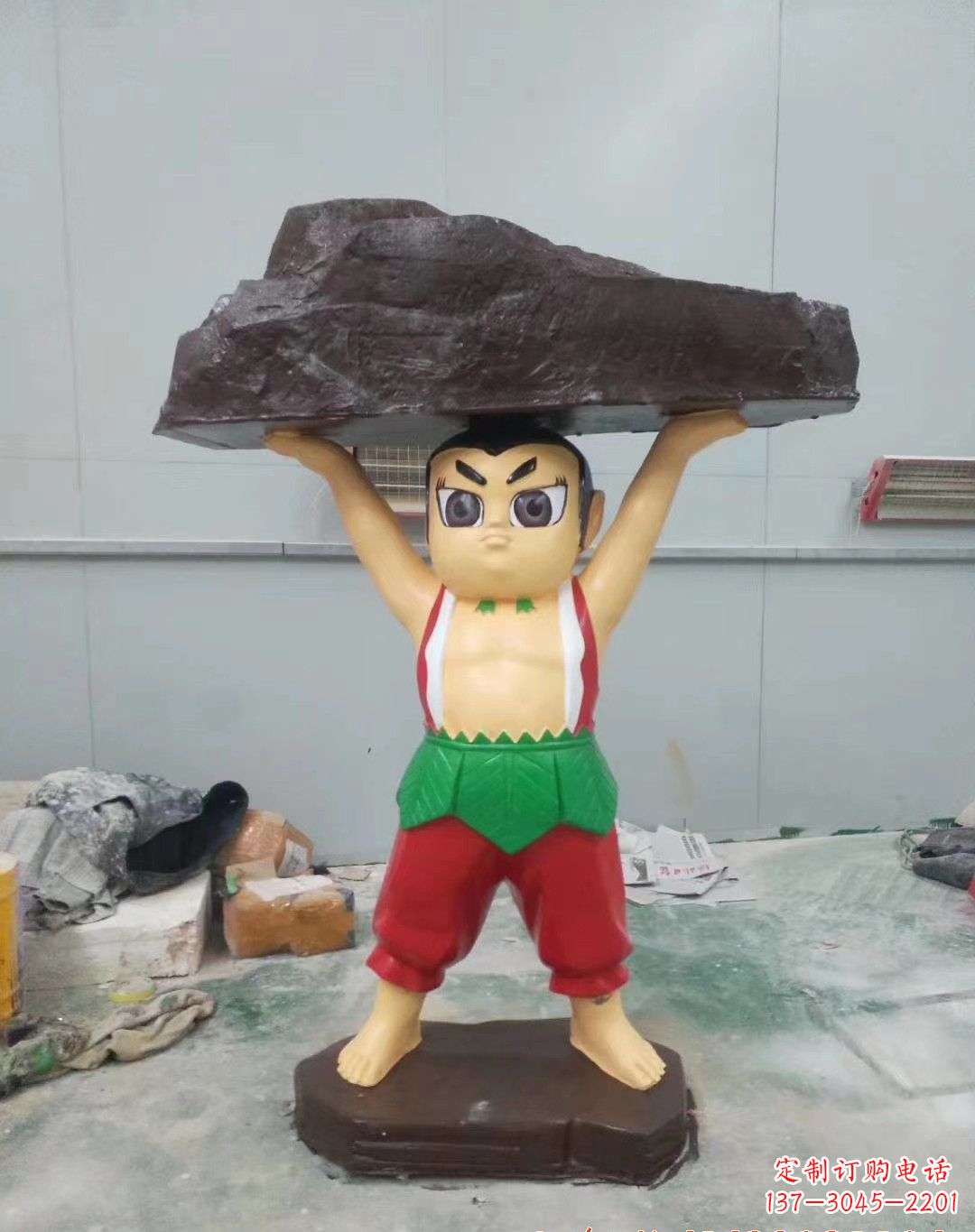 内江玻璃钢卡通葫芦娃雕塑
