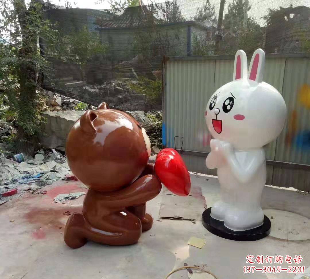 内江玻璃钢卡通熊猫雕塑精美的动物雕塑