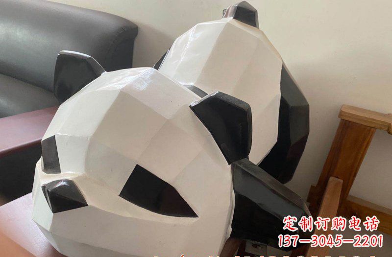 内江玻璃钢熊猫雕塑
