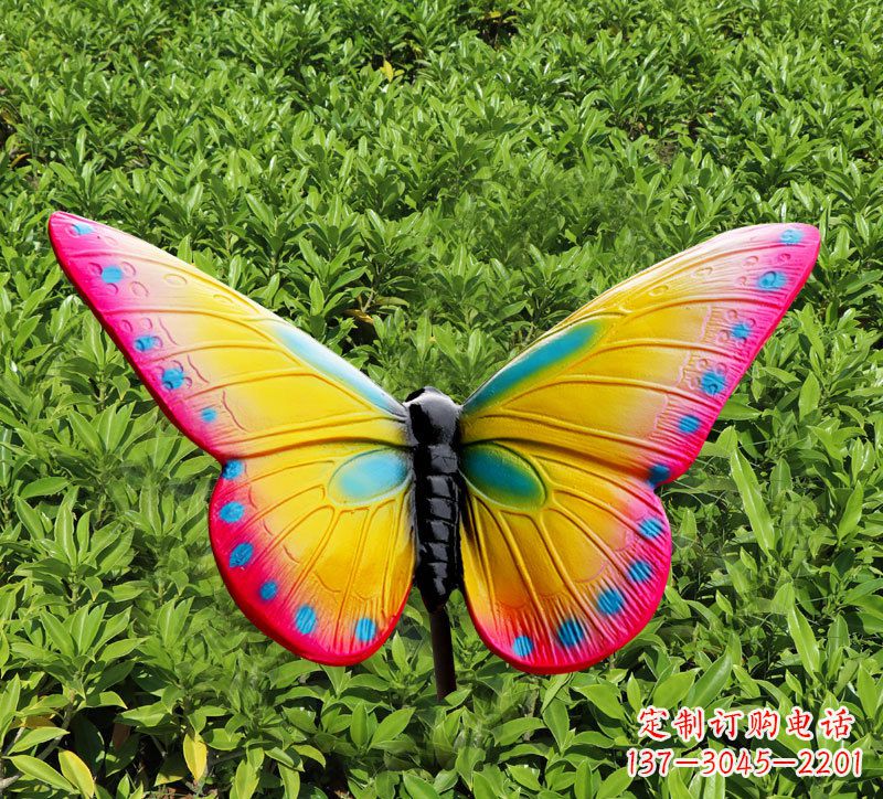 内江玻璃钢树脂仿真蝴蝶雕塑