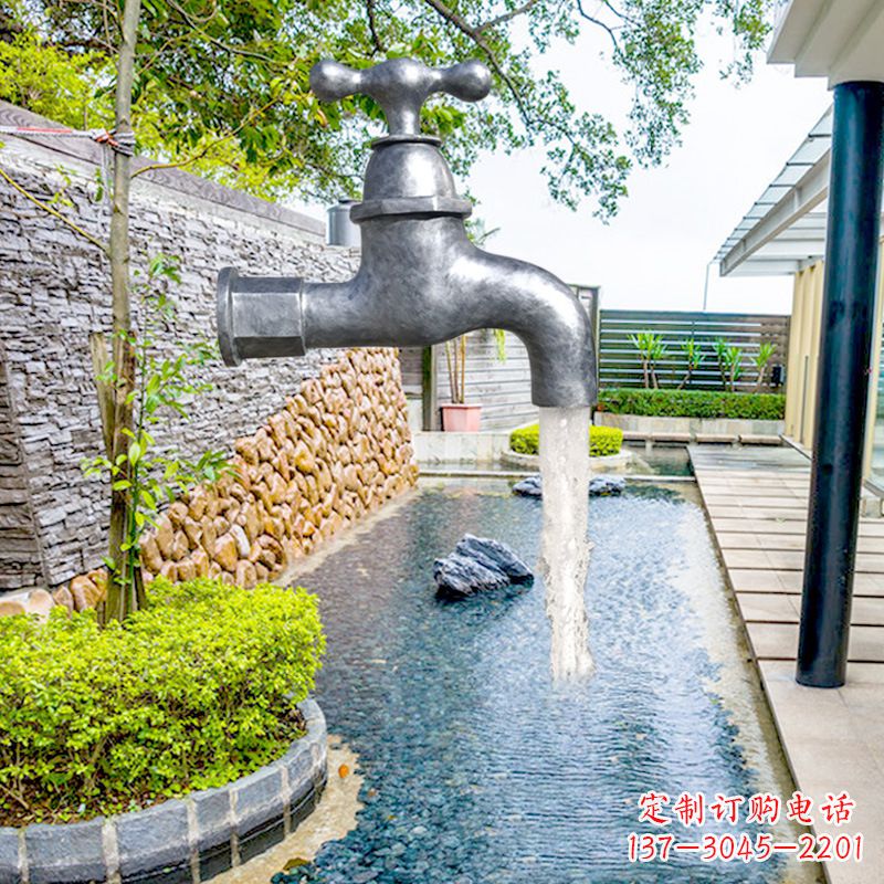 内江玻璃钢水龙头喷泉雕塑精美绝伦