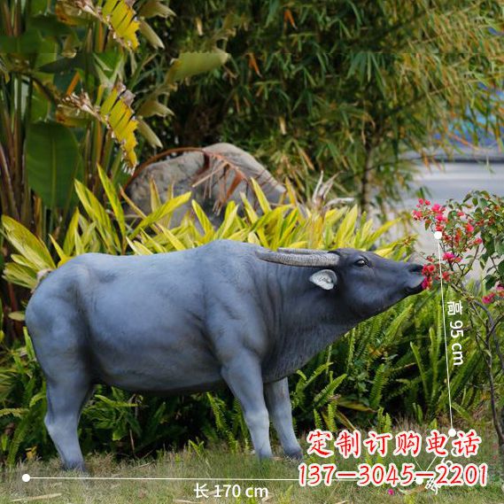 内江玻璃钢水牛雕塑——象征力量的艺术作品