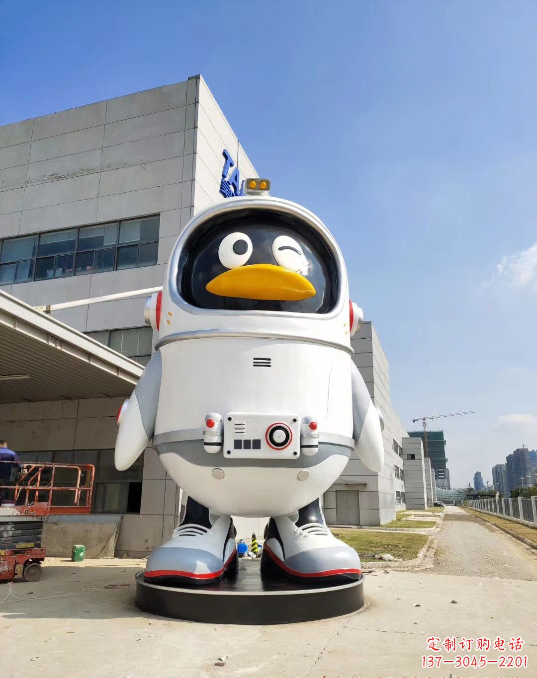 内江玻璃钢企鹅雕塑——海洋的象征