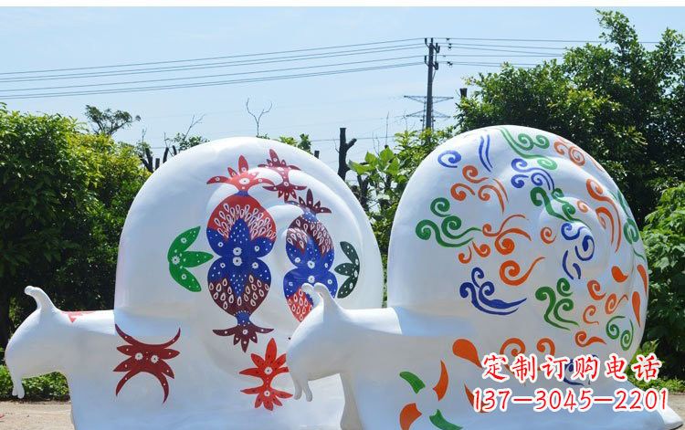 内江玻璃钢蜗牛一种精美的雕塑