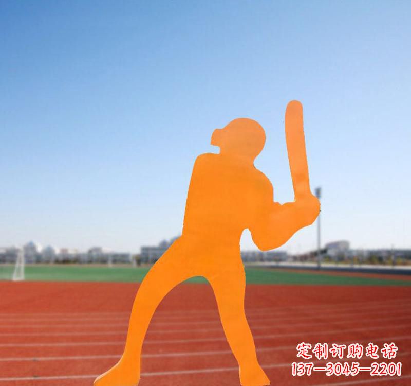 内江棒球运动人物雕塑传承棒球精神