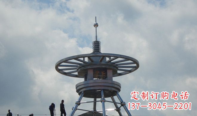 内江不锈钢避雷针雕塑——安全守护者