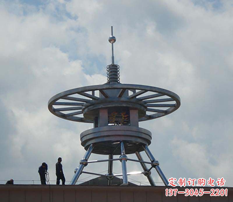 内江不锈钢避雷针景观雕塑——安全防护与美丽结合