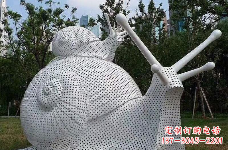 内江不锈钢蜗牛雕塑把自然美搬进家居
