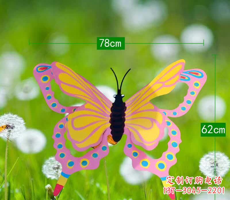 内江不锈钢蝴蝶雕塑美观耐用的艺术品