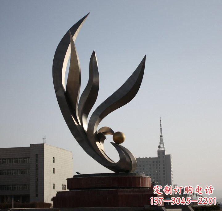 内江不锈钢凤凰雕塑传承凤凰文化的艺术精品