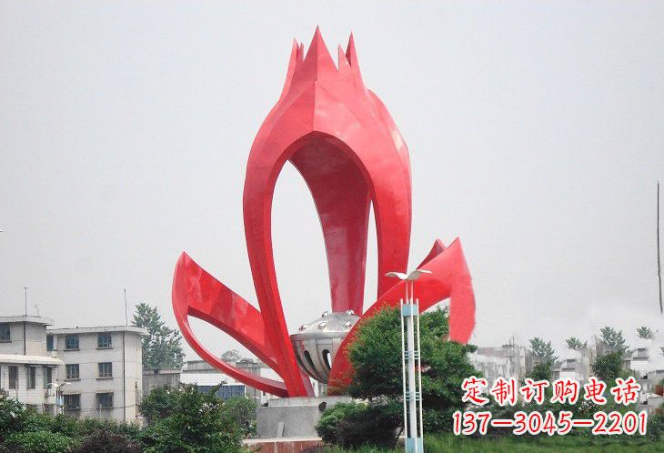内江不锈钢莲蓬雕塑——艺术的缩影